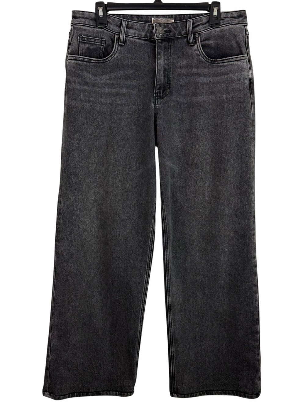 Kut From The Kloth | Selena Black Wash Low Rise Baggy Straight Leg Jeans